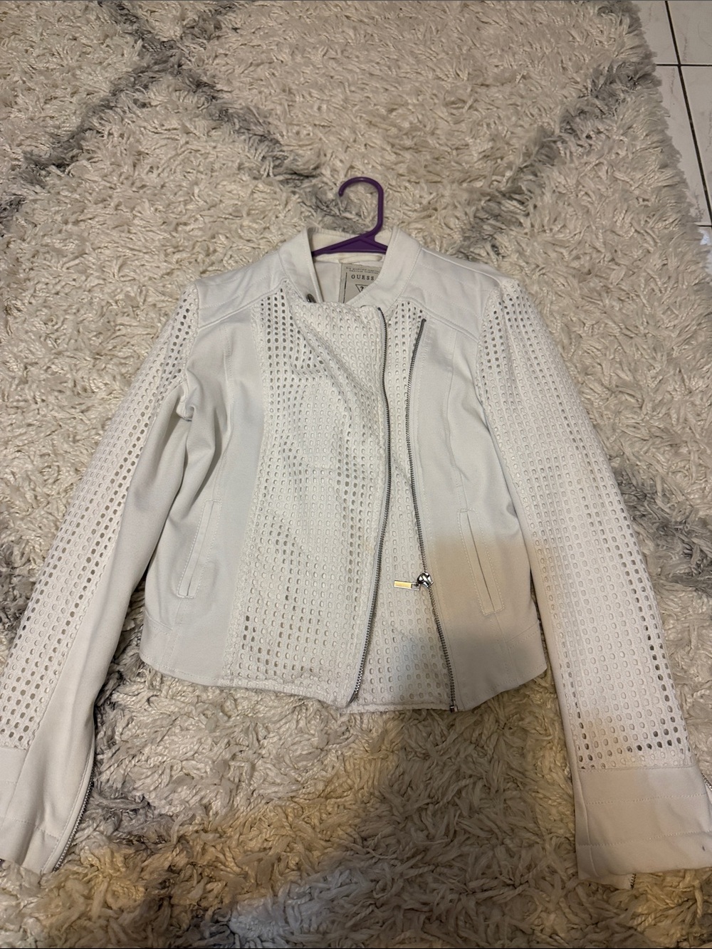 Guess XS white jacket
